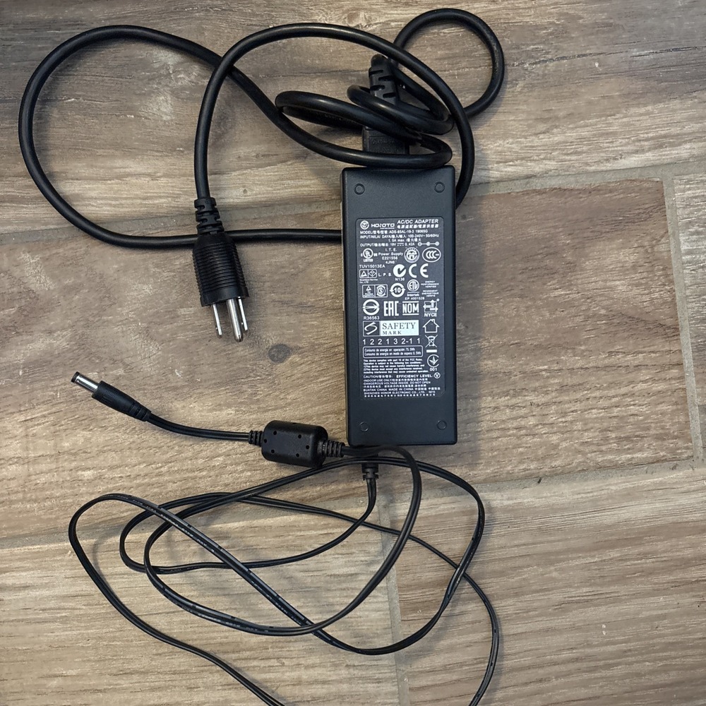 Genuine Hoioto ADS-65AL-19-3 19065G 19V 3.42A 65W AC Adapter for MSI, ViewSonic